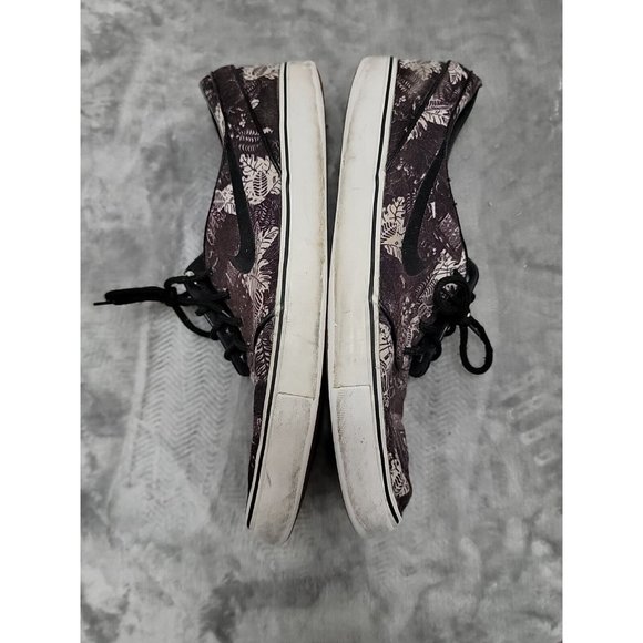 NIKE Stefan Janoski Max SB Zoom Air‎ Skateboard Sneakers Brown White Floral 12 - Picture 14 of 16